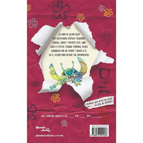 Stitch. Destroza Este Libro