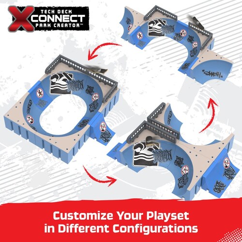 Rampa Patinetas Tech Deck X Connect Mega Bowl