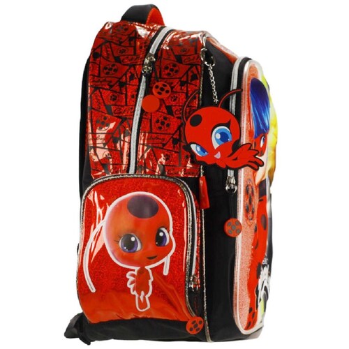 Mochila Tipo Back Pack Med Lady Bug Neon Stronger Together
