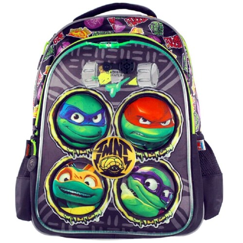 Mochila Tipo Back Pack Med Neon Tmnt Fotorama