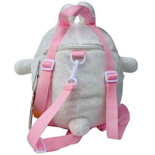 Mochila Peluche Blanco Ab para Primaria Molang