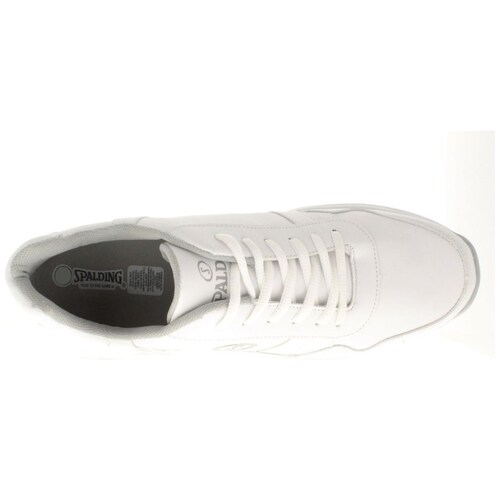 Tenis Escolar Sintético Blanco Spalding para Hombre