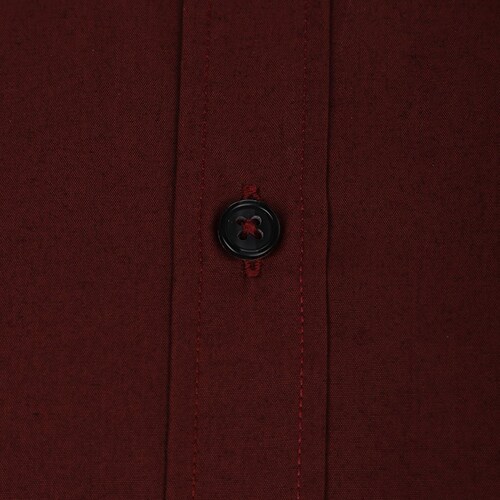 Camisa Manga Larga Lisa Vino Polo Club para Hombre Plus