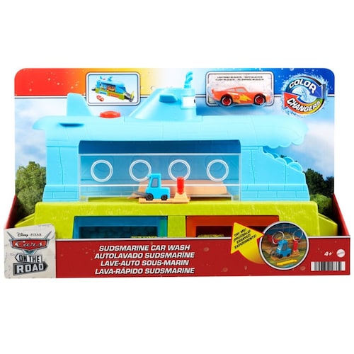 Cars de Disney Y Pixar Set de Juego Autolavado Ballena