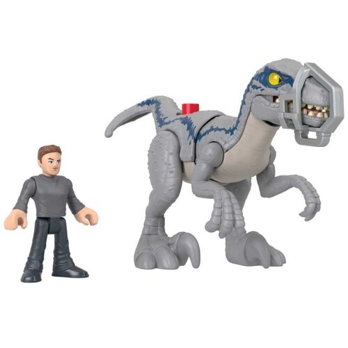 Imaginext Jurassic World Dinosaurio de Juguete Blue & Owen