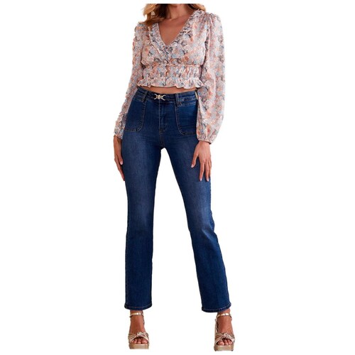 Jeans Tiro Alto Guess Factory