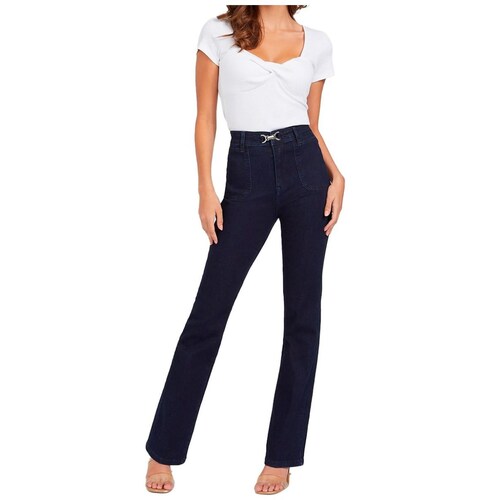 Jeans Tiro Alto Guess Factory