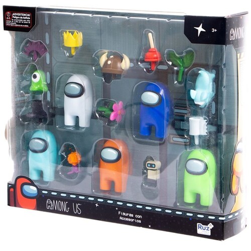 Figura Among Us Multiempaque 2.5 Pg