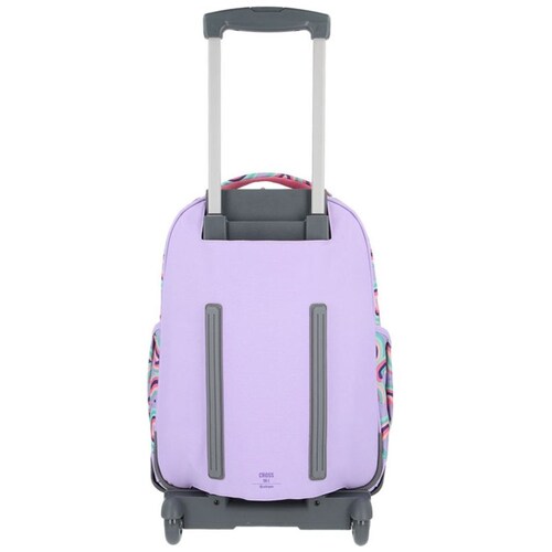 Mochila Tipo Back Pack Rodante S Cross Unicorn Lila Xtrem