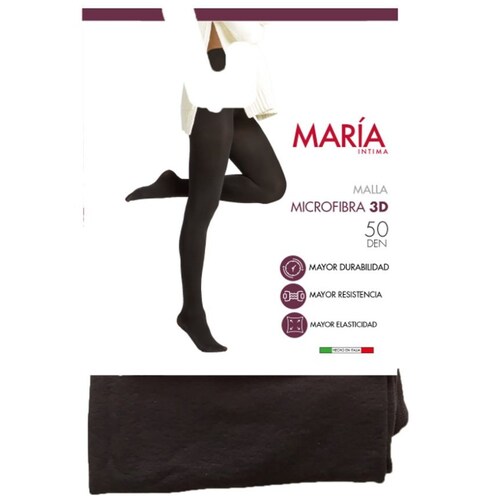 Malla Microfibra 3D 50 Deniers para Mayor Elasticidad Maria Intima