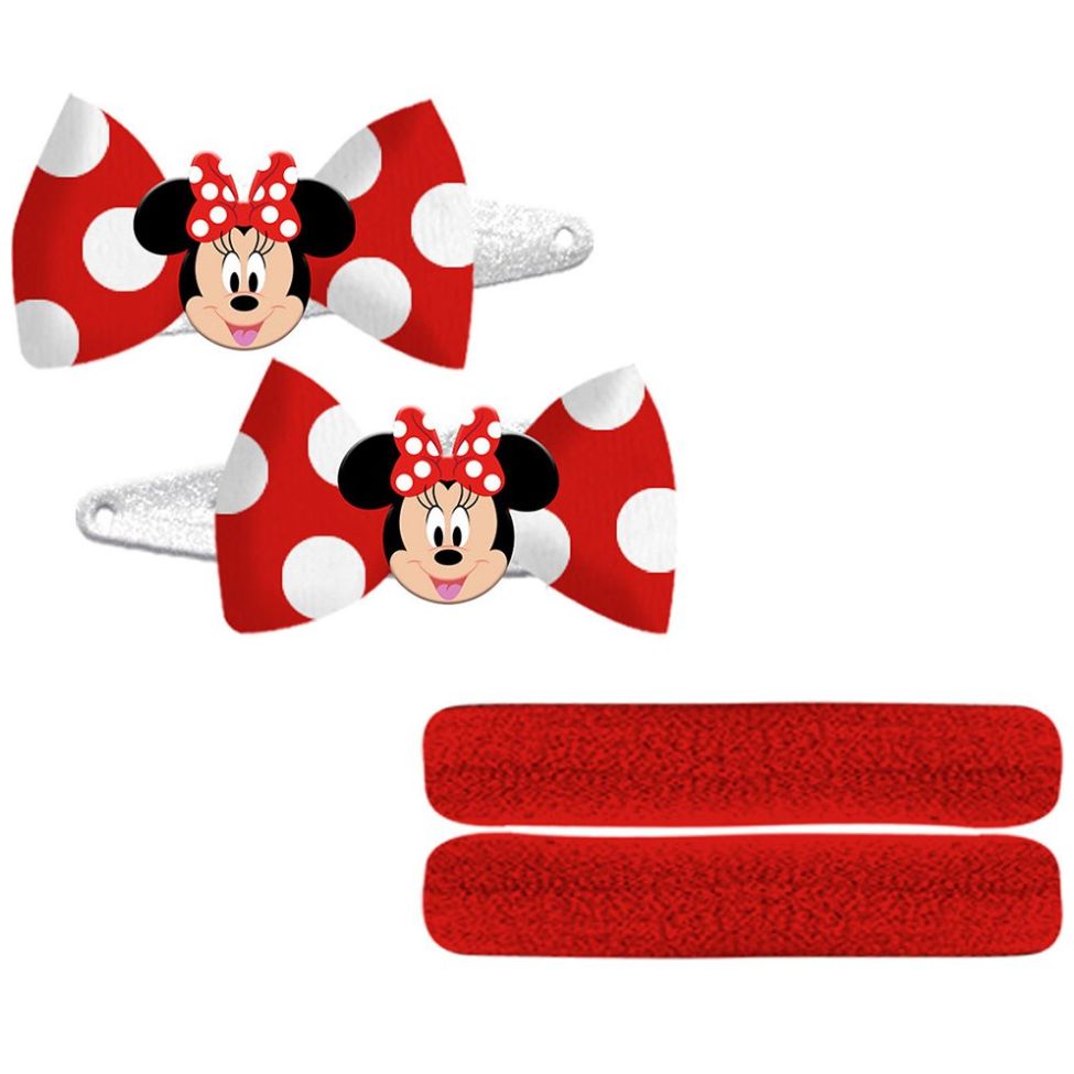 Set de 2 Ligas y 2 Clips Para El Cabello "Disney Minnie" image number 1