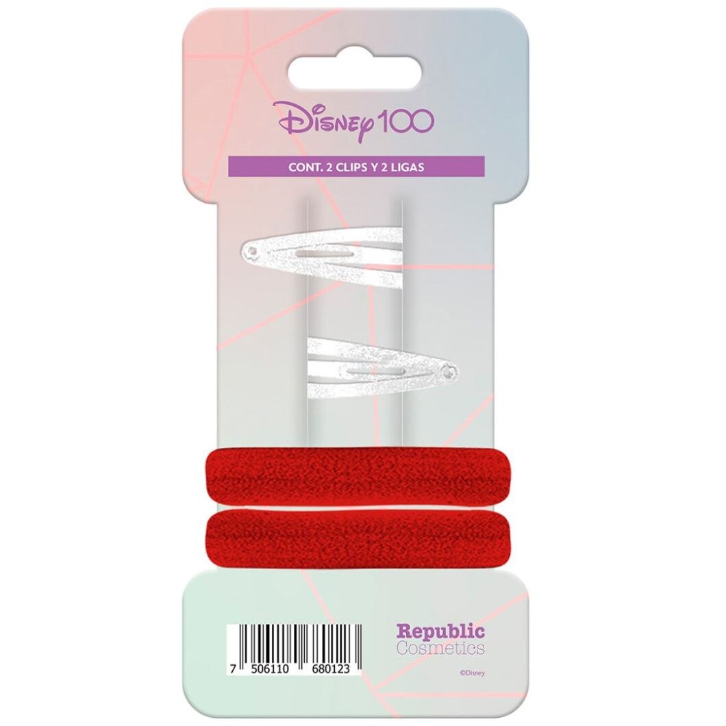 Set de 2 Ligas y 2 Clips Para El Cabello "Disney Minnie" image number 2