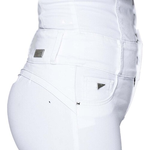Enterizo Blanco 8 Botones Ciclon Jeans Helu