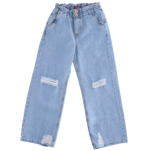 Jeans 4 Teens Corte Mom Fit para Niña