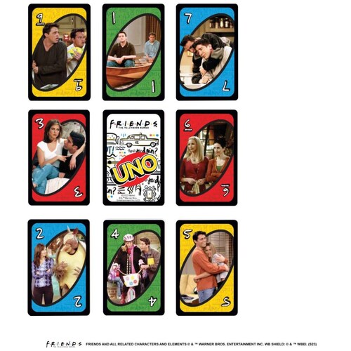 Uno Juego de Cartas Friends