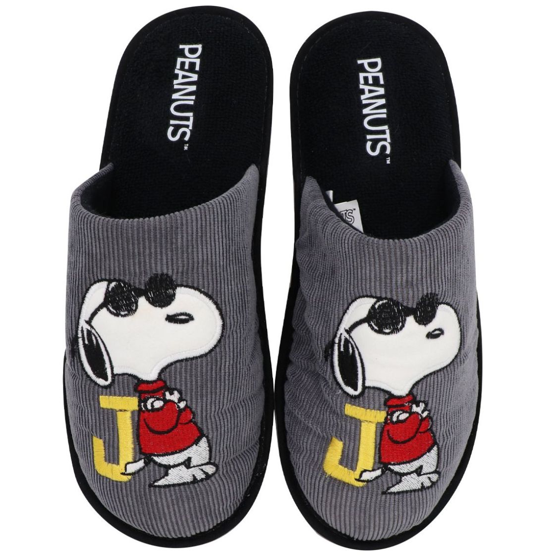 Pantuflas Personajes Peanuts Gris