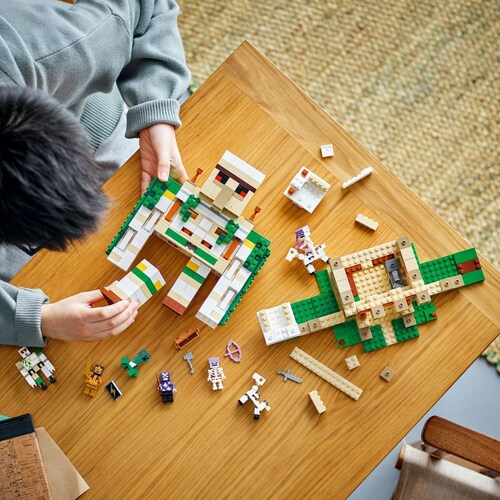 La Fortaleza Del Gólem de Hierro Lego Minecraft