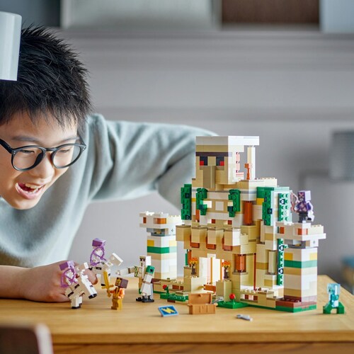 La Fortaleza Del Gólem de Hierro Lego Minecraft