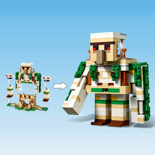 La Fortaleza Del Gólem de Hierro Lego Minecraft