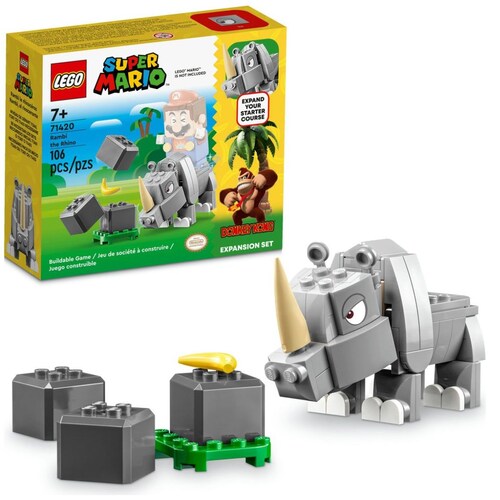 Set de Expansión: Rambi, el Rinoceronte Lego Super Mario