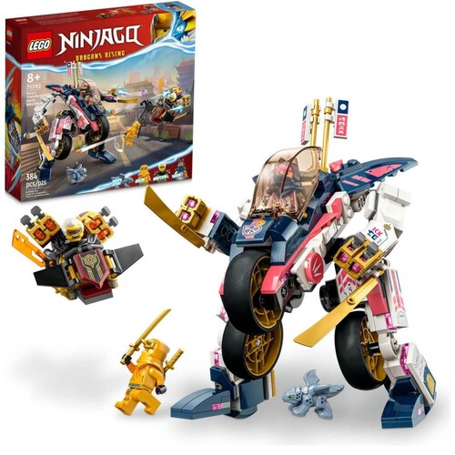 Moto de Carreras Transformable en Mech De Sora Lego Ninjago