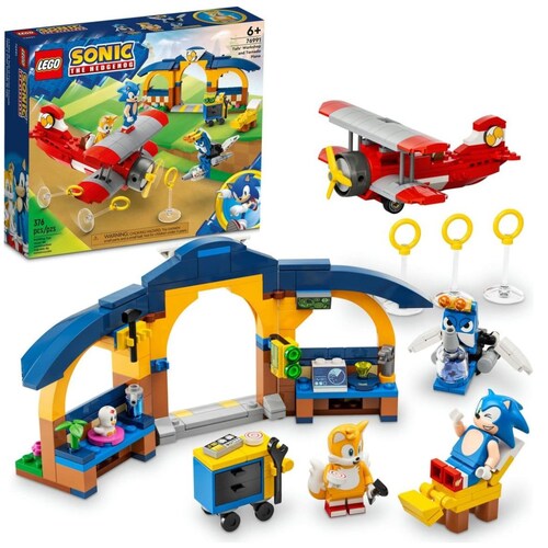 Taller y Avión Tornado de Tails Lego Sonic The Hedgehog™
