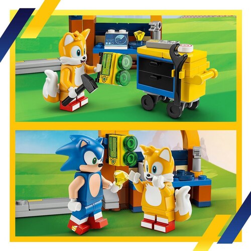 Taller y Avión Tornado de Tails Lego Sonic The Hedgehog™
