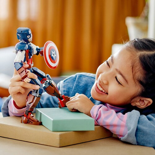 Figura para Construir: Capitán América Lego Super Heroes Marvel