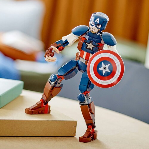 Figura para Construir: Capitán América Lego Super Heroes Marvel