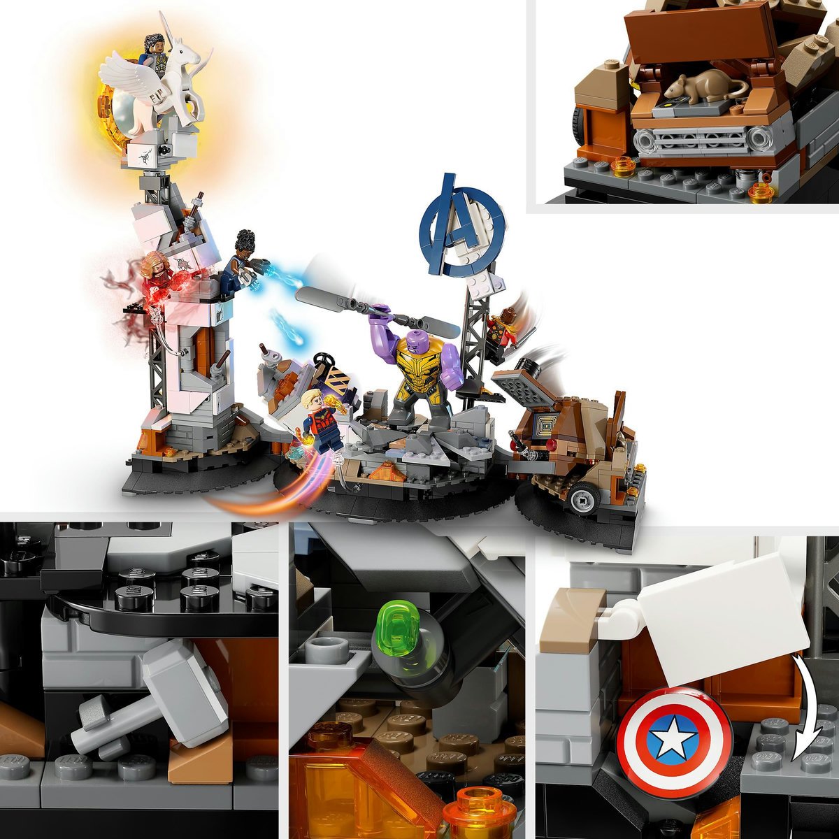 Lego avengers endgame para colorear online