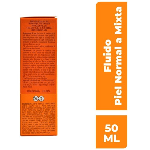 Avène Protector Solar Fluido Sin Color 50Ml
