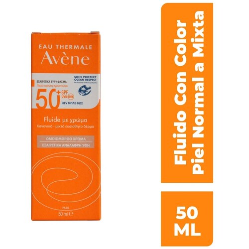 Avène Protector Solar Fluido con Color 50Ml