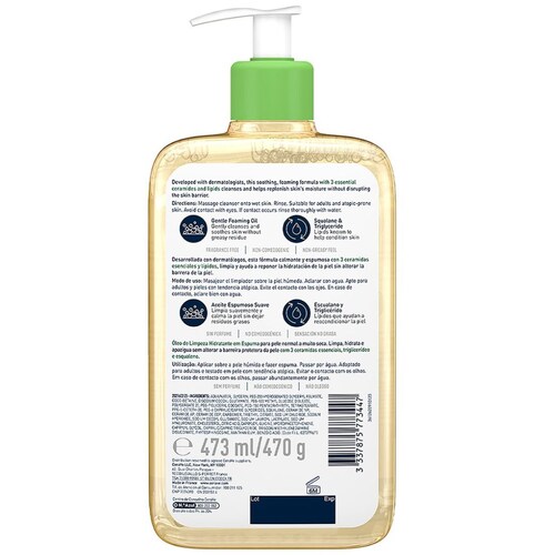 Cerave Limpiador en Aceite de Ducha 473Ml