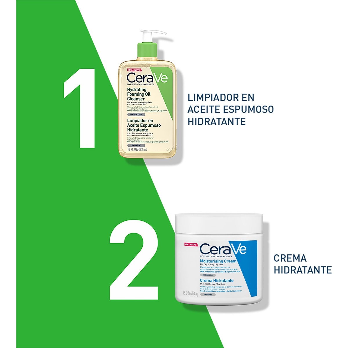 CeraVe Limpiador En Aceite Espumoso Hidratante Rostro y Cuerpo 473 ml image number 8