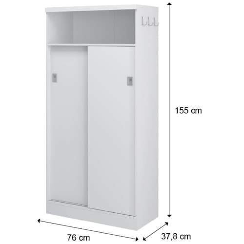Armario Multiusos Bertolini 528 Blanco