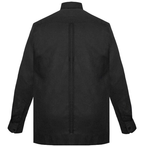 Guayabera Bruno Magnani Manga Larga Negro para Hombre