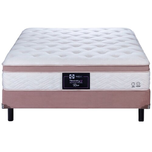Colchón y Box Sealy Rose Queen Size