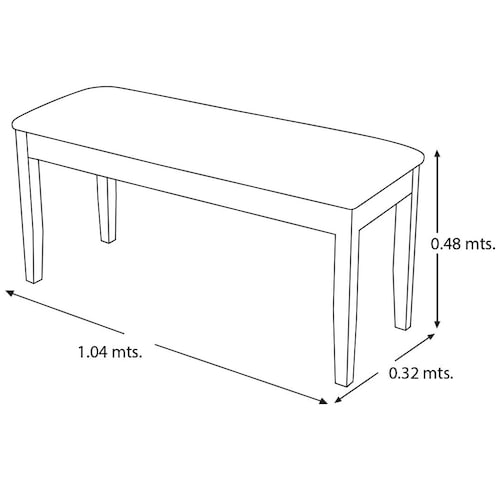 Comedor Pisa para 6 Personas New Challenge