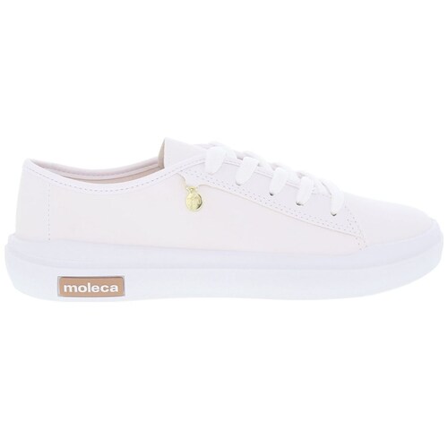 Tenis Moleca Blanco con Plataforma Baja