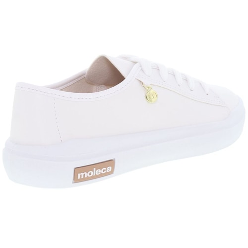 Tenis Moleca Blanco con Plataforma Baja