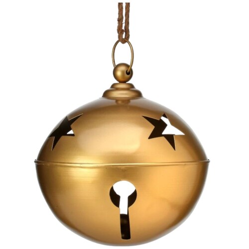 Cascabel de Metal Oro 32Cm