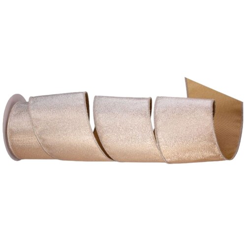 Rollo de Listón Plata Metalico 4.5M