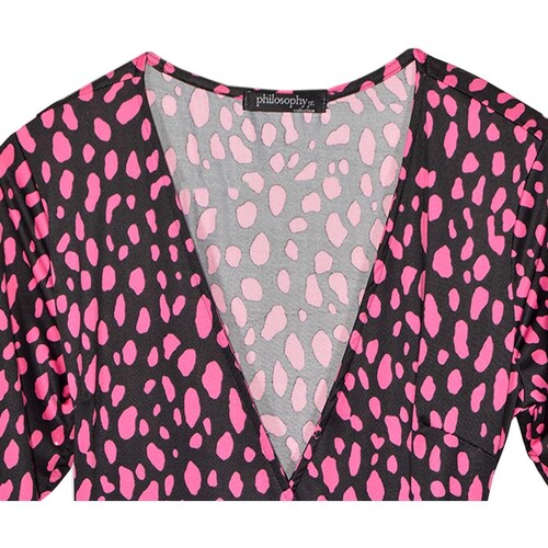 Vestido Estampado, Envolvente para Mujer Philosophy Jr Collec