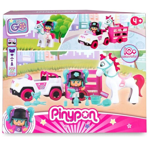 Pinypon Lets Go Coche Y Caballo Famosa