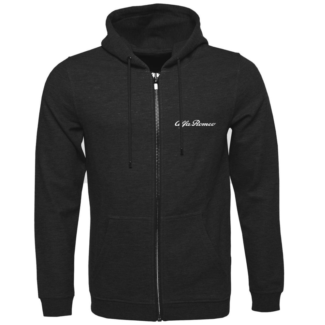 Sudadera negra 2025 hombre cierre