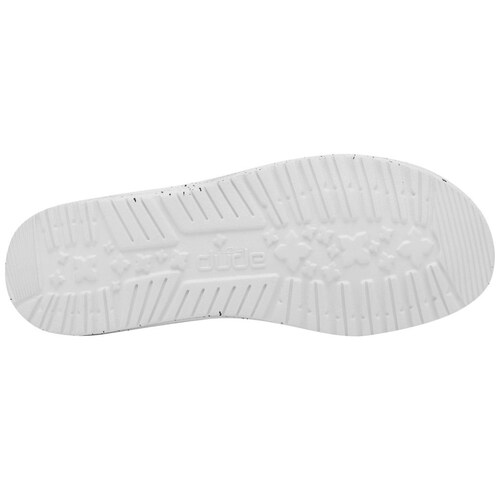Zapato Liso con Borde Negro Hey Dude