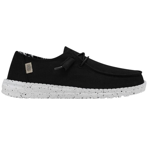 Zapato Liso con Borde Negro Hey Dude