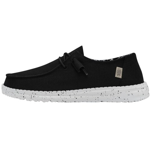 Zapato Liso con Borde Negro Hey Dude