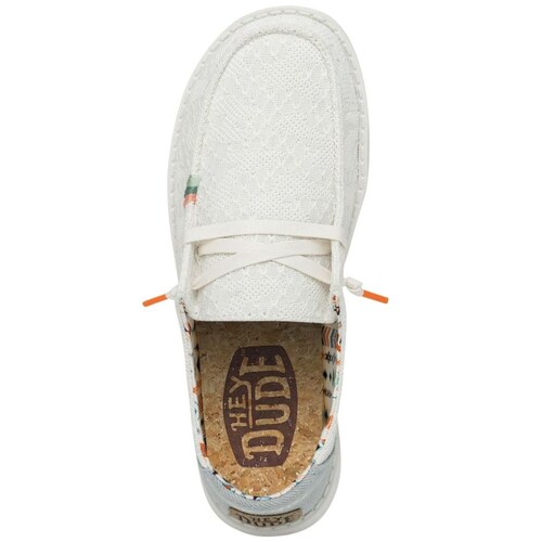 Zapato con Agujeta Y Borde Blanco Hey Dude