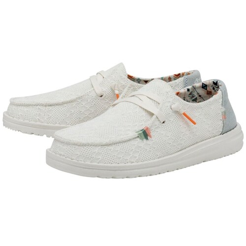 Zapato con Agujeta Y Borde Blanco Hey Dude